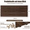 GIHAUVIA Pergola 108×42,6 cm, Coperture Esterne, Copertura in Acciaio Zincato da 0,25 mm e Coperture per Esterni, Lastre Ondulate per Coperture, Strutture Esterne e Ombreggianti, Gazebo da Esterno con Lastre