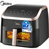 Midea Friggitrice ad aria Midea da 8,5 litri con finestra trasparente, tecnologia Rapid Air, 9 programmi preimpostati per preparare piatti veloci e facili, funzione di avvio rapido con un solo pulsante e