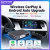 AUTOTOP Decoder Box CarPlay per Audi A4 B8 A5 Q5 2009-2018 MMI 2G 3G Symphony Concert, Interfaccia Retrofit Wireless Android Auto Apple CarPlay, Mantiene il Display Originale, Controlli di Fabbrica,