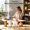 NONE Collezione WETECH di Diffusori di Aromi e Umidificatori da Tavolo per la Casa, Macchina per Fragranze a Nebbia Fredda con Oli Essenziali e Luce LED Ambientale, Protezione di Sicurezza con Spegnimento