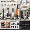 NONE Kit di Cura Personale Elettrico da Uomo, Tagliacapelli Ricaricabile, Rasoio per Barba, Taglianostru, Tagliacapelli per il Corpo, Strumento Multifunzione per la Cura Personale da Viaggio