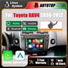 AUTOTOP Schermo multimediale da 7 pollici con sistema Linux, CarPlay wireless e Android Auto per Toyota RAV4 2006 2007 2008 2009 2010 2011 2012, autoradio con Bluetooth, GPS, navigatore, DSP, schermo