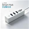 NONE WETECH Hub USB 2.0 multifunzionale, adattatore estensore e splitter USB portatile per notebook e computer.