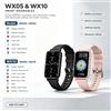 NONE WETECH, smartwatch sportivo indossabile, braccialetto intelligente con display AMOLED e funzionalità di chiamata Bluetooth, monitoraggio della frequenza cardiaca, livello di ossigeno nel sangue,