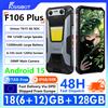 fossibot [Spedito dall'Europa] Fossibot F106 Plus Telefono Rugged 4G Display HD+ da 6,75 pollici 120Hz 18(6+12)GB RAM+128GB ROM Unisoc T615 4G Batteria da 12000mAh Ricarica Rapida 33W Fotocamera 50MP+8MP