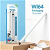 NONE WETECH WI64 Penna Stilo Capacitiva Universale con Doppia Punta in Alluminio per Schermi Touch di Smartphone, Tablet, iPad e Android, Ideale per Disegnare e Scrivere