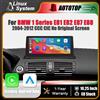 AUTOTOP Autoradio da 10,25 pollici con schermo touchscreen 1920*720P, sistema wireless Carplay e Android Auto, sistema Linux, per BMW Serie 1 E87 E81 E82 E88 2004-2012, CCC CIC, senza schermo, navigazione