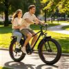 CEAYA Bicicletta Elettrica da Montagna per Adulti, Batteria 48V18Ah, Pneumatici Fat 26*4.0, Freno a Disco, 7 Velocità, Bici Elettrica Fuoristrada