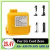 DAGENLY Batteria di ricambio da 6000 mAh, 6,0 Ah, per aspirapolvere LG CordZero A9, compatibile con i modelli A9S/P9, codice EAC63382204/EAC63382201.