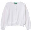United Colors of Benetton Maglia Coreana M/L 19dkg500s Maglione Cardigan Bambine e Ragazze (Pacco da 1)