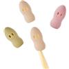 whatUneed Astuccio per spazzolino da Viaggio, Custodia Protettiva per spazzolino Antibatterico in Silicone (Set di 4)