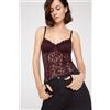 Tezenis Body A Balconcino Luxury Look Donna Rosso