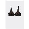 Tezenis Reggiseno Super Push-up Malibù Luxury Look Donna Nero