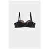 Tezenis Reggiseno Balconcino Paris Pretty Muse Donna Nero