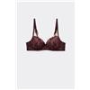 Tezenis Reggiseno Balconcino Leggermente Imbottito Wien Luxury Look Donna Rosso