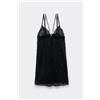 Tezenis Sottoveste Traingolo Luxury Look Donna Nero