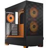 FRACTAL DESIGN Case Fractal Design Pop Air RGB Orange Core TG Clear Tint Midi Tower Nero Arancione