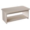 LBSIGN Tavolino Da Salotto 100x50x42h Con Ripiano Chebo Beige