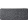 ANRO Zerbino stretto scarpe antiscivolo Grigio 100 x 25 cm | Materiale: polipropilene, retro in gomma antiscivolo, 5 mm, lavabile, per interni ed esterni