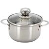Krüger Haushaltswaren Fleischtopf 12cm Saturn 0,6l, Edelstahl rostfrei
