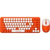 Acer IT Packard Bell The DotCombo Set tastiera e mouse wireless Arancione USI Layout