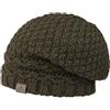 LIERYS Long Beanie Pinea Donna Uomo Lana di Alpaca Lana Vergine Berretto Oversize Autunno Inverno
