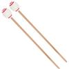Moofey 1 paio di mazzuole per marimba, con testa in filato di lana con manico in acero, strumento per marimba per suonare a percussione
