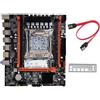 Eurowagens Scheda Madre Desktop X99H LGA2011V3 B85 Chip DDR3X4 ECC Slot Di Memoria Server