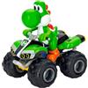 Carrera - 370200997X RC Mario Kart, Yoshi - Quad, Multicolore