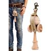 Generico Holster Kendama - Accessorio per Il Trasporto di stoccaggio Cinturino | Titolare per Il Giocattolo Giapponese Kendama Skill | Custodia in Pelle a di Spada, per la Cintura di Gioco