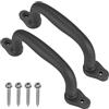 Dolibest Maniglia Arrampicata 2 Maniglia Parco Giochi Bar Soffitto Altalena | Set di altalene, parco giochi/casetta, barre scimmia interna, 18 cm, Φ2,2 cm, 300 lbs, acciaio inossidabile