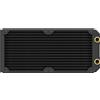 Corsair Hydro X Series XR5 da 280 mm Radiatore NEO per raffreddamento a liquido - Anima in rame - Ottimizzato ventole a basso rumore - Attacchi ventola 2x140 mm - Filettature G1/4" - Nero