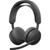 Logitech Zone Wireless 2 ES - Cuffia con microfono wireless | Con cancellazione del rumore e ANC ibrida adattiva, Bluetooth, Graphite