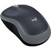 Logitech M185 Mouse Wireless, 2,4 GHz con Mini Ricevitore USB | Durata Batteria di 12 Mesi, Tracciamento Ottico 1000 DPI, Ambidestro, Compatibile con PC, Mac, Laptop - Grigio