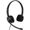 Logitech H151 Cuffie Cablate | Cuffie Stereo, Microfono Girevole, Cancellazione Rumore, Multidispositivo, Jack 3,5mm, PC/Mac/Laptop/Tablet/Smartphone, Nero