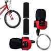 Generic Set cambio a 21 marce, 1 coppia di leve del cambio a 21 velocità, impugnatura in per e-bike, bici da strada, montagna, urbano, touring, fitness, attività all'aperto, trail riding garage
