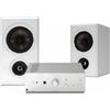 Pro-Ject + PSB Stereo Box DS3 argento + Imagine B50 bianco