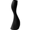 NNYCC Vaso in Ceramica Alto per Pavimento 40cm Moderno Fiore Vaso Decorazione per il soggiorno tavolo fuoco camino ingresso,Nero