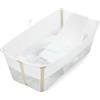 Stokke Vaschetta Bagnetto Neonato con Supporto Flexi Bath®, Beige Sabbia | Vaschetta bagnetto neonato con supporto incluso, dalla nascita fino a 4 anni, senza BPA.