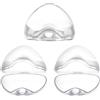 Dokpav 3PCS Scatolina Porta Succhietto, Portaciuccio Scatolina Portatile Scatole Ciuccio, Trasparente Scatola Ciuccio, Box Portasucchietto - Senza BPA, Non Tossico e Lavabile in Lavastoviglie