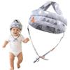 Sumneo Protezione per la testa del bambino con graziosi fermagli per capelli - Casco protettivo come cuscino anti-urto per neonati, in morbido cotone, privo di sostanze nocive, per bambini dai 6 ai 36