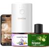 SenseFlow Diffusore di Oli Essenziali Wi-Fi SF101S Pro - Ultrasuoni Senza Acqua Profumatore per Ambienti, 100% Vegetale, Aroma 240 Giorni, Ideale per Casa, Hotel e Studio - Lavanda Citrus | Bergamotto