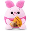 Snackles Licensed Character Series 2 8 Disney Piglet di ZURU | Peluche con licenza ufficiale, ultra-morbido e abbracciabile, con accessorio snack, collezionabile, regalo compleanno e feste