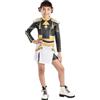 Rubie's Rubies Costume ufficiale Netflix K-Pop Demon Hunters Zoey Golden Deluxe per bambini, costume per bambini