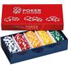 Dal Negro - Set Fiches da poker, composto da 125 fiches da gioco in plastica di vario colore e valore