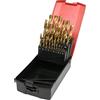 Yato YT-44676 - Set di 25 punte per trapano Twist Drill Bit HSS-Tin da 1 a 13 mm