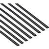 D-Line Micro+ Passacavi, Canalina Passacavi, Canalina Copricavi, Canalina Passacavi Pavimento - 20mm (L) x 10mm (A) - 8x 1m Lunghezze (Multipack 8 metri) - Nero