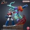 Plex MAZINGER Z ROCKET PUNCH SCENE SELECTION 03 PLEX BANDAI DIORAMA FIGURE NUOVO