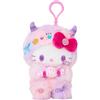 Sanrio Hello Kitty Porta Mascotte Pop Monster Colorato Peluche Ufficiale JAPAN