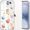 Choeeu ChoosEU Trasparente Cover per iPhone SE 2022/2020(SE 3/2)/ 7/8, Gatto | Sottile TPU Silicone Trasparente Custodia, Disegni Colorate Fiore Fiori Motivo, per Ragazza, Antiurto Protettiva Morbido Case